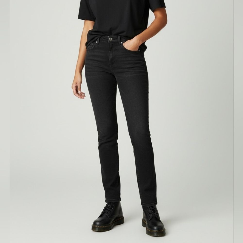 Calvin Klein Straight Leg Black Wash Jeans
